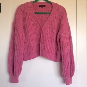 Oversized Cropped Sweater